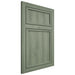 Shiloh Cabinetry Flush Inset Asherville Hickory Plain Cut Moss Door