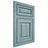 Shiloh Cabinetry Flush Inset Asherville Hickory Plain Cut Sky Door