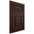 Shiloh Cabinetry Flush Inset Asherville Maple Plain Cut Cocoa Door