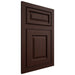 Shiloh Cabinetry Flush Inset Asherville Maple Plain Cut Cocoa Door