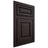 Shiloh Cabinetry Flush Inset Asherville Maple Plain Cut Espresso Door