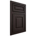 Shiloh Cabinetry Flush Inset Asherville Maple Plain Cut Espresso Door