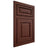 Shiloh Cabinetry Flush Inset Asherville Maple Plain Cut Sable Door