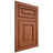 Shiloh Cabinetry Flush Inset Asherville Maple Plain Cut Spice Door