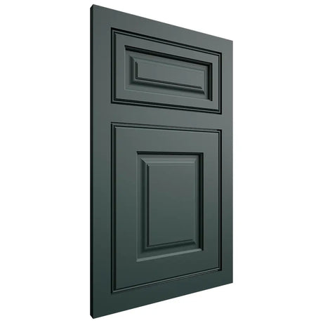 Shiloh Cabinetry Flush Inset Asherville Paintable Billiard Green Door