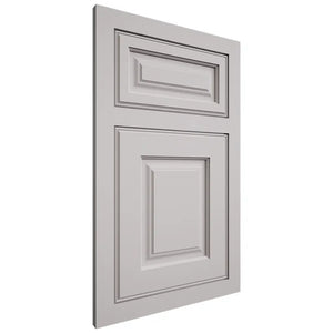 Shiloh Cabinetry Flush Inset Asherville Paintable Light French Gray Door