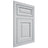 Shiloh Cabinetry Flush Inset Asherville Paintable Niebla Azul Door