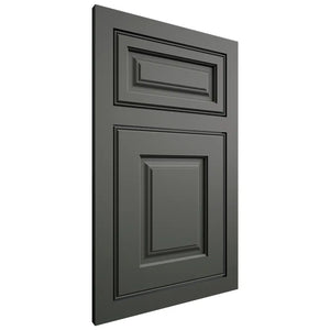 Shiloh Cabinetry Flush Inset Asherville Paintable Pewter Green Door