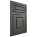 Shiloh Cabinetry Flush Inset Asherville Paintable Pewter Green Door