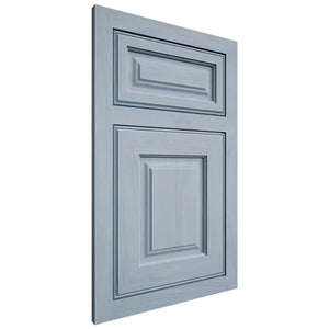 Shiloh Cabinetry Flush Inset Asherville Poplar Plain Cut Sky Door