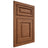 Shiloh Cabinetry Flush Inset Asherville Red Oak Plain Cut Braun Door