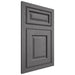 Shiloh Cabinetry Flush Inset Asherville Red Oak Plain Cut Cadet Door