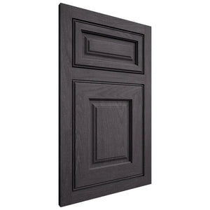 Shiloh Cabinetry Flush Inset Asherville Red Oak Plain Cut Harbor Door