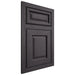 Shiloh Cabinetry Flush Inset Asherville Red Oak Plain Cut Harbor Door