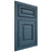 Shiloh Cabinetry Flush Inset Asherville Red Oak Plain Cut Hudson Door