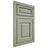 Shiloh Cabinetry Flush Inset Asherville Red Oak Plain Cut Moss Door