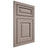 Shiloh Cabinetry Flush Inset Asherville Red Oak Plain Cut Sterling Door