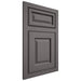 Shiloh Cabinetry Flush Inset Asherville Walnut Plain Cut Cadet Door