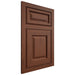 Shiloh Cabinetry Flush Inset Asherville Walnut Plain Cut Rye Door