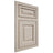Shiloh Cabinetry Flush Inset Asherville Walnut Plain Cut Seagull Door