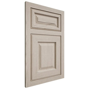 Shiloh Cabinetry Flush Inset Asherville Walnut Plain Cut Seagull Door