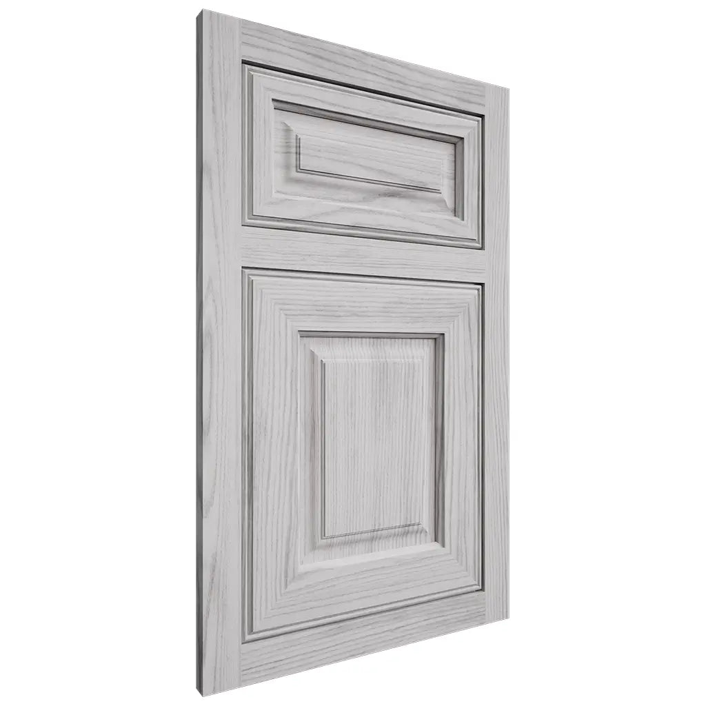 Shiloh Cabinetry Flush Inset Asherville Walnut Plain Cut Stratus Door