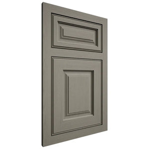 Shiloh Cabinetry Flush Inset Asherville Walnut Plain Cut Thyme Door