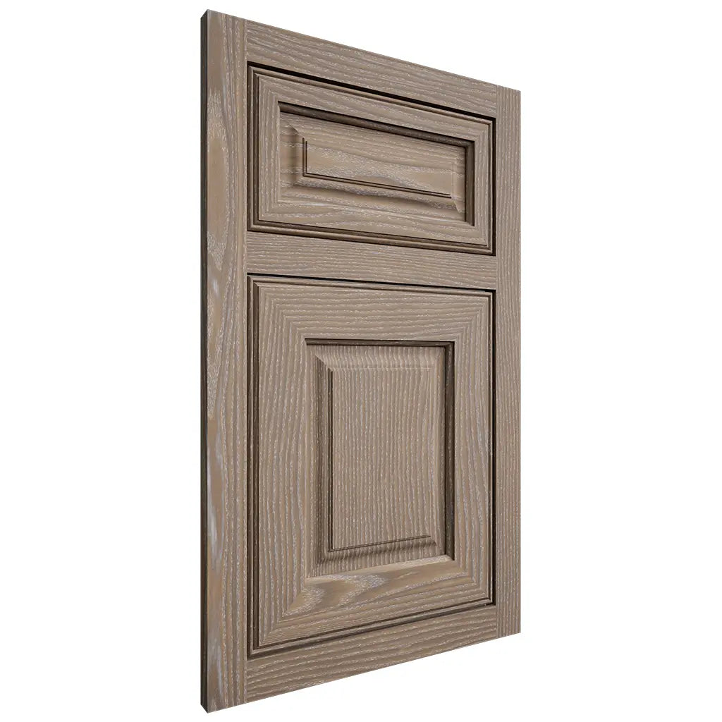 Shiloh Cabinetry Flush Inset Asherville White Oak Plain Cut Almond Door