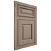 Shiloh Cabinetry Flush Inset Asherville White Oak Plain Cut Almond Door