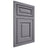 Shiloh Cabinetry Flush Inset Asherville White Oak Plain Cut Cadet Door