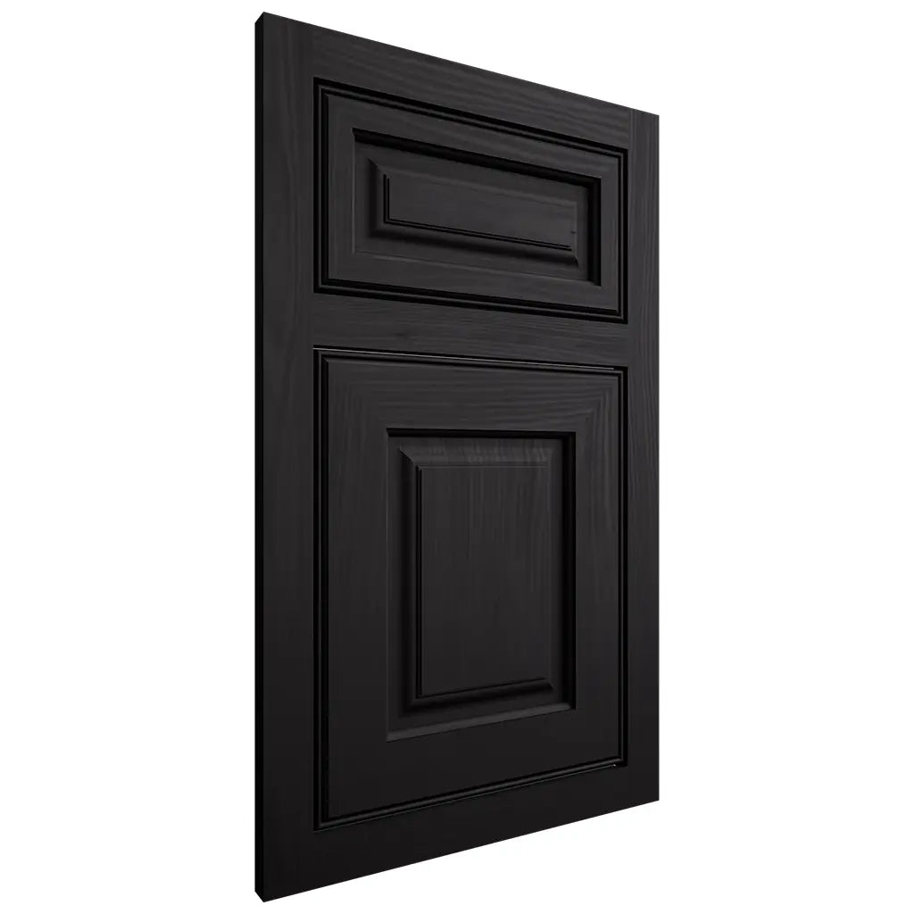 Shiloh Cabinetry Flush Inset Asherville White Oak Plain Cut Espresso Door