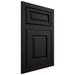 Shiloh Cabinetry Flush Inset Asherville White Oak Plain Cut Espresso Door