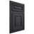 Shiloh Cabinetry Flush Inset Asherville White Oak Plain Cut Harbor Door