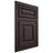 Shiloh Cabinetry Flush Inset Asherville White Oak Plain Cut Morel Door