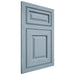 Shiloh Cabinetry Flush Inset Asherville White Oak Plain Cut Sky Door