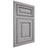 Shiloh Cabinetry Flush Inset Asherville White Oak Plain Cut Stratus Door