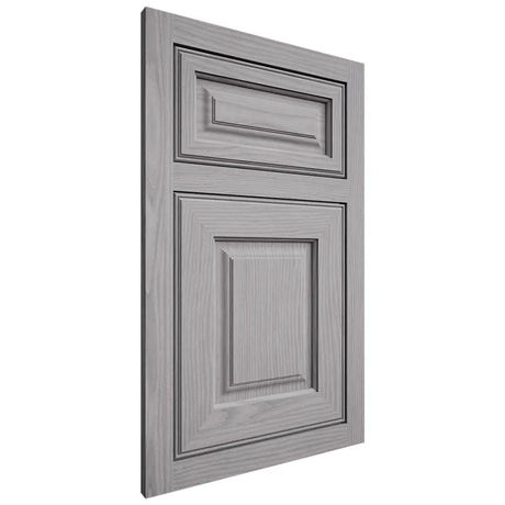 Shiloh Cabinetry Flush Inset Asherville White Oak Plain Cut Stratus Door