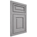 Shiloh Cabinetry Flush Inset Asherville White Oak Plain Cut Stratus Door