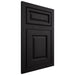 Shiloh Cabinetry Flush Inset Asherville White Oak Quarter Sawn Espresso Door