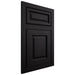 Shiloh Cabinetry Flush Inset Asherville White Oak Quarter Sawn Ink Door