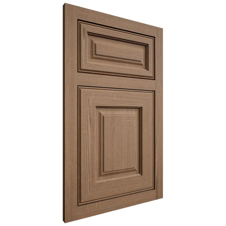 Shiloh Cabinetry Flush Inset Asherville White Oak Quarter Sawn Medium Door