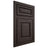 Shiloh Cabinetry Flush Inset Asherville White Oak Quarter Sawn Morel Door