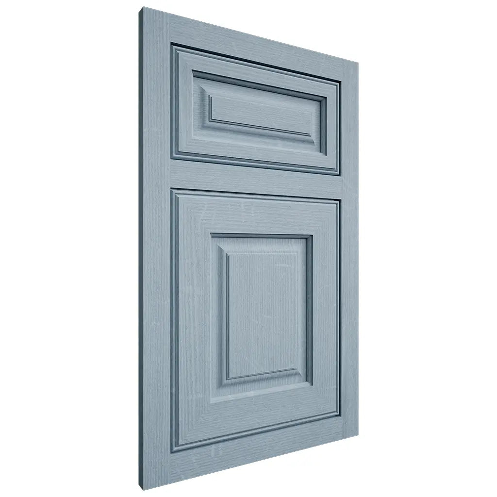 Shiloh Cabinetry Flush Inset Asherville White Oak Quarter Sawn Sky Door