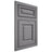 Shiloh Cabinetry Flush Inset Asherville White Oak Quarter Sawn Sterling Door