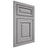 Shiloh Cabinetry Flush Inset Asherville White Oak Quarter Sawn Stratus Door