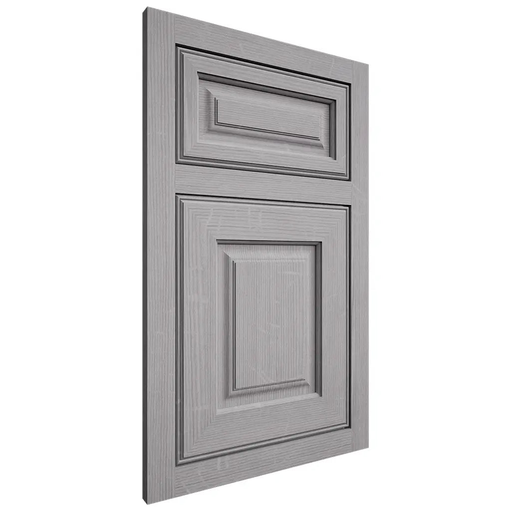 Shiloh Cabinetry Flush Inset Asherville White Oak Quarter Sawn Stratus Door