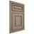 Shiloh Cabinetry Flush Inset Asherville White Oak Rift Cut Almond Door