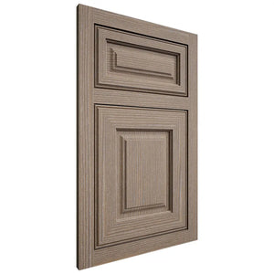 Shiloh Cabinetry Flush Inset Asherville White Oak Rift Cut Almond Door