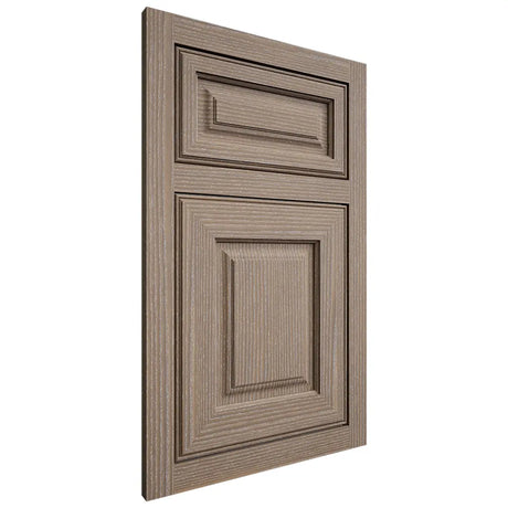 Shiloh Cabinetry Flush Inset Asherville White Oak Rift Cut Almond Door