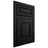Shiloh Cabinetry Flush Inset Asherville White Oak Rift Cut Ink Door